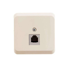 Розетка О/У TF слон.кость ЭТЮД (89781)