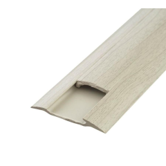 Порог с кабель-каналом 36мм 1,6 Ясень серый ПВХ (ПМК36-1,6 253 ИДЕАЛ)