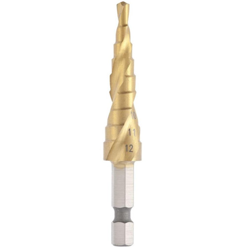 Сверло по мет. ступенчатое MATRIX HSS 4-12 мм (72353)