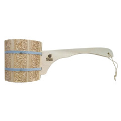 Ковш 1,5л С длинной ручкой с орнаментом Цветы 