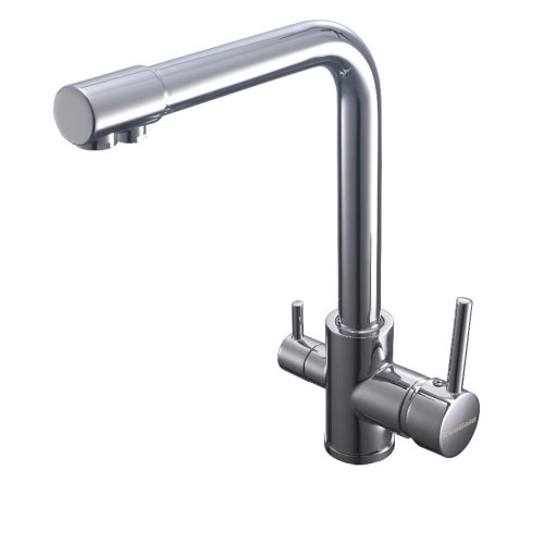 Смеситель для кухни EVA GOLD FK041C хром, латунь, с каналом для фильтрованной воды