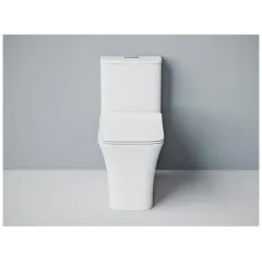 Унитаз-монолит EVA GOLD SM9615 сиденье ДП, безободковый, с гофрой и гибкой подводкой