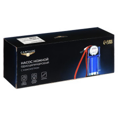 Насос авто CARTAGE с манометром, 1 цилиндр (860532)