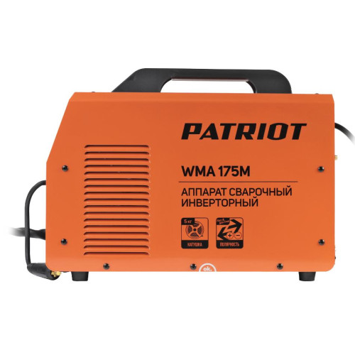 Аппарат сварочный  п/а PATRIOT WMA 175M (MIG/MAG/MMA) (*20)