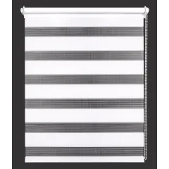 Рулонные жалюзи День-Ночь easy fix 57*160 белый