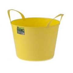 Ведро СИБРТЕХ гибкое сверхпрочное 14л, желтое (67502)