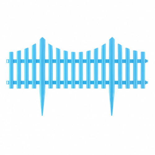 Забор PALISAD декоративный Гибкий, 24х300см, голубой (65019)