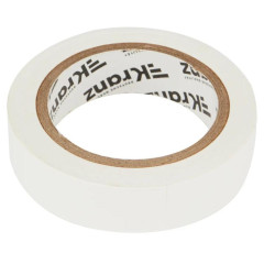 Изолента ПВХ 15мм х 10м белая Kranz