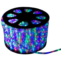 Дюралайт КОСМОС 1,6Вт/м RGB, ф13мм, чейзинг KOC-DL-3W13-RGB 220В (шаг резки 2м!) (584802)