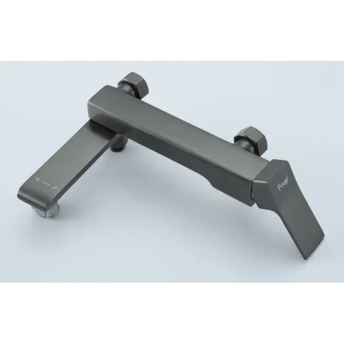 Смеситель для ванны FRAP F3284-9, оружейная сталь