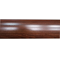 Наличник ПВХ с кабель каналом Орех темный (70*2200)