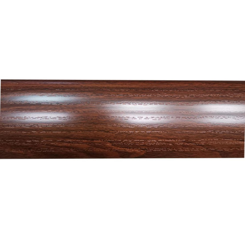 Наличник ПВХ с кабель каналом Орех темный (70*2200)