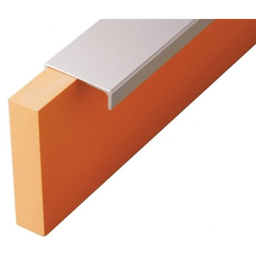 Ручка мебельная профильная PN011 03 384/446мм сатин светлый(КА-1044047)