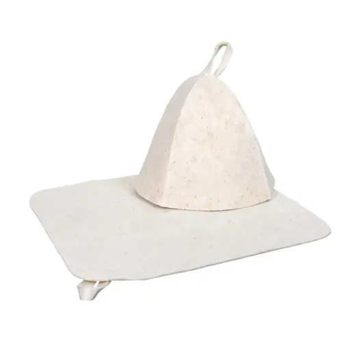 Набор банный 2 предм. (Шапка, коврик) 