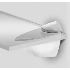 Полкодержатель Тукан 40*17*40мм хром матовый(ЦБ069140)