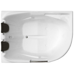 Ванна акриловая EVA GOLD OB-707L 120х170х65см подголовник, экран