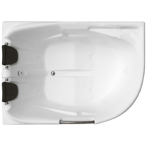 Ванна акриловая EVA GOLD OB-707L 120х170х65см подголовник, экран