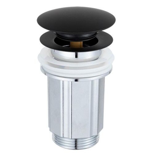 Донный клапан FRAP F67-6 автомат. чёрный