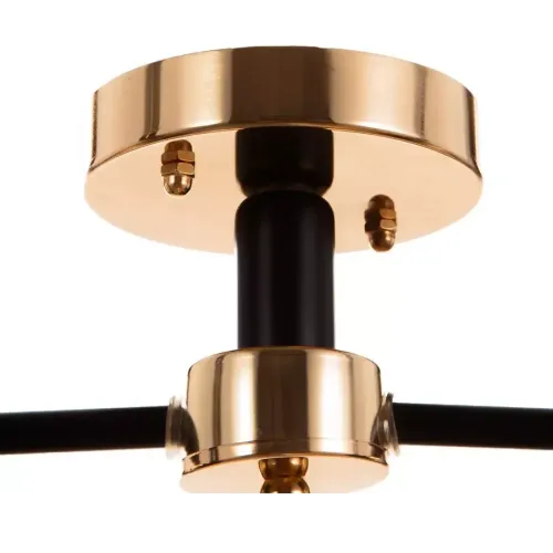 Светильник ЭкономСвет 12209/2BK+FGD AMB+BK