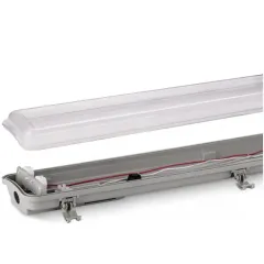 Светильник для  LED ламп, металл/пластик 2xT8 G13 IP65 1266x96х58 WT8-01 WOLTA (681472)