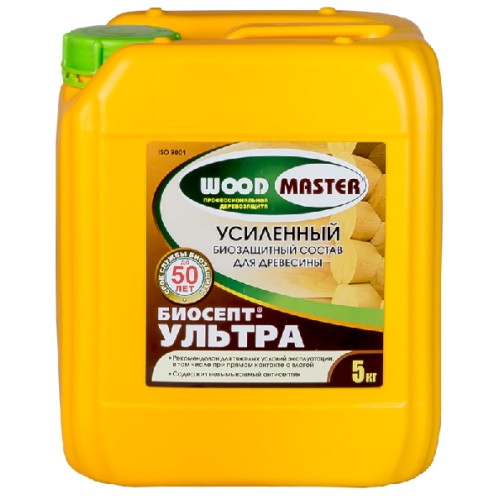 Препарат WOOD MASTER Биосепт-Ультра Антисептический состав 5кг