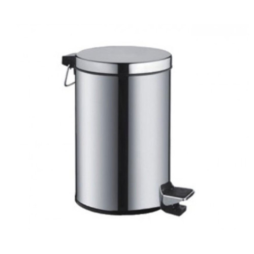 Ведро для мусора FRAP F702 хром 5л