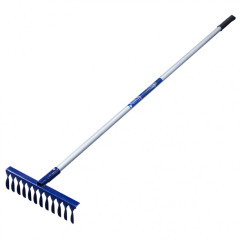 Грабли Форсаж алюминиевый черенок 12 зубьев (353941)