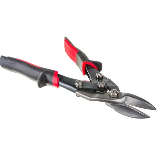 Ножницы по металлу GROSS Piranha прямой и левый рез, двухкомпонентные рукоятки 250 мм (78321)