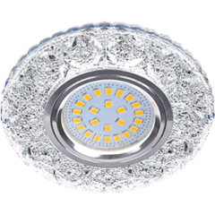 Свет. точ. ECOLA LD7040 MR16 Бабочки прозрачный/хром FT16CBEFB