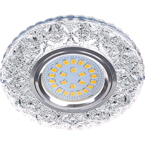 Свет. точ. ECOLA LD7040 MR16 Бабочки прозрачный/хром FT16CBEFB