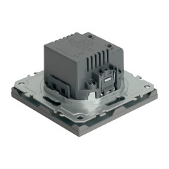 Розетка PC+Type A+C 20W ЭМИЛИ платиново-серый RST10-5115-10