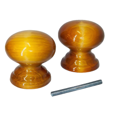 Ручка-кнопка ЙО-лиственница (02745)