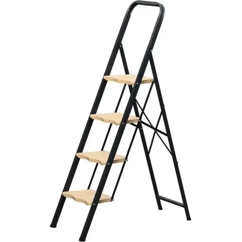 Стремянка АЛЮМЕТ (МК804P) сталь, 4 широкие ступени