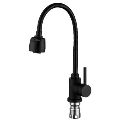 Смеситель для кухни FRAP F40993-6, чёрный