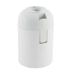 Патрон Е27 подвесной, термостойкий пластик, белый, TDM  SQ0335-0007