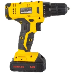 Шуруповерт EUROLUX ДА-14/2Li (900/72/14/39) (*15)