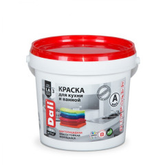 Краска в/д DALI для Кухни и Ванной (База А) 0,9л