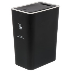 Контейнер для мусора прямоугольный 9л черный (479311)