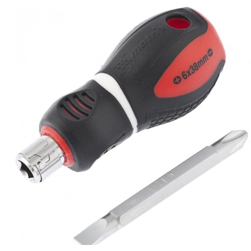 Отвертка MATRIX комбинированная SL 6,0 / PH 2*38 мм (11581)