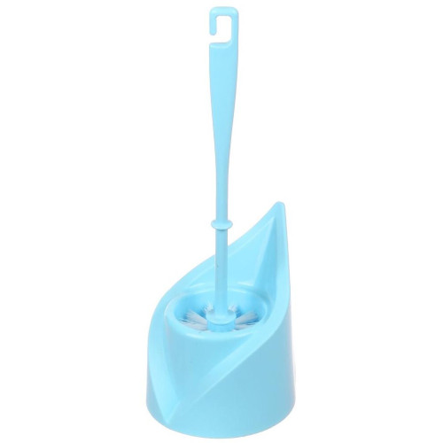 Ёрш для туалета напольный МУЛЬТИПЛАСТ Капля, бирюзовый (102369)