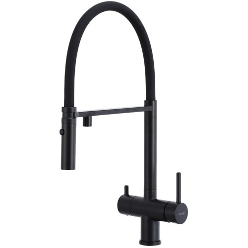 Смеситель для кухни GAPPO G4397-86 с каналом для фильтрованной воды, чёрный