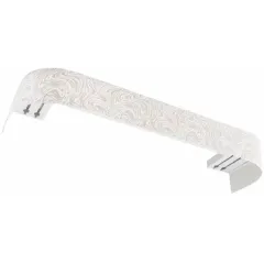 Карниз Ле-Гранд Глэдис 2,4м (2ряд) мокко с поворотами (3)