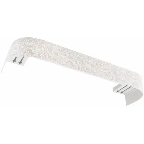 Карниз Ле-Гранд Глэдис 2,4м (2ряд) мокко с поворотами (3)