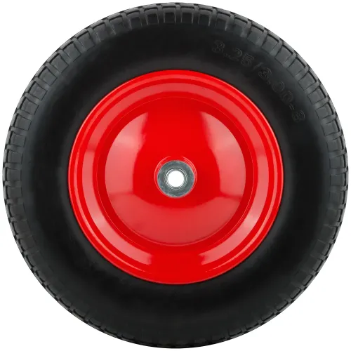 Колесо для тачки FIT полиуретановое 4.80/4-8, подшипник 16мм (77635)