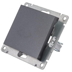 Выключатель 1-кл Universal Афина 10А графит A0021-Gr