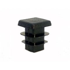 Заглушка для стальных труб пластиковая, квадр. 15х15мм