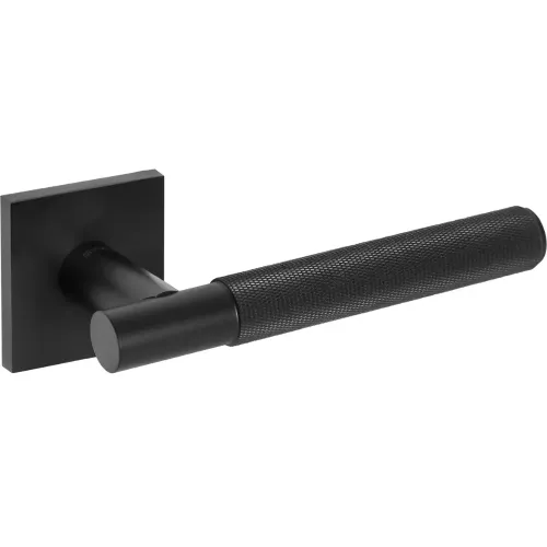 Ручки раздельные FUARO K.RL52.ABRASIVE BL-24 черный квадрат 140 мм (50091)