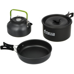Набор посуды РУССО ТУРИСТО анодированный алюминий, 3 предмета (123-045)