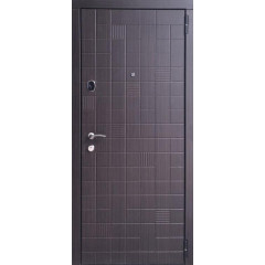 /Дверь метал. МДФ/МДФ VD-48 (Арабика/Белое дерево) 70мм 860 R правая