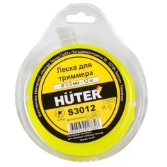 Леска для триммера HUTER S3012 (3мм, 12м, звезда) (71/2/2)